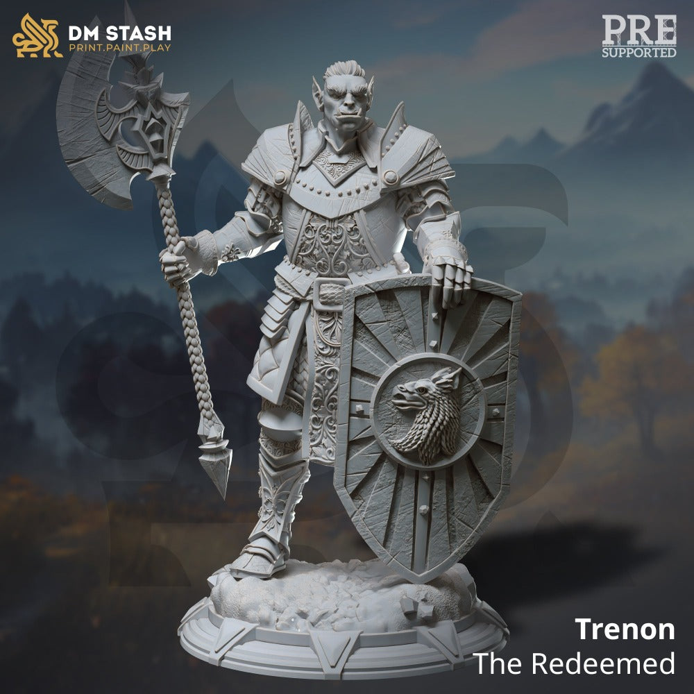 miniature Trenon the redeemed sculpted by DM Stash