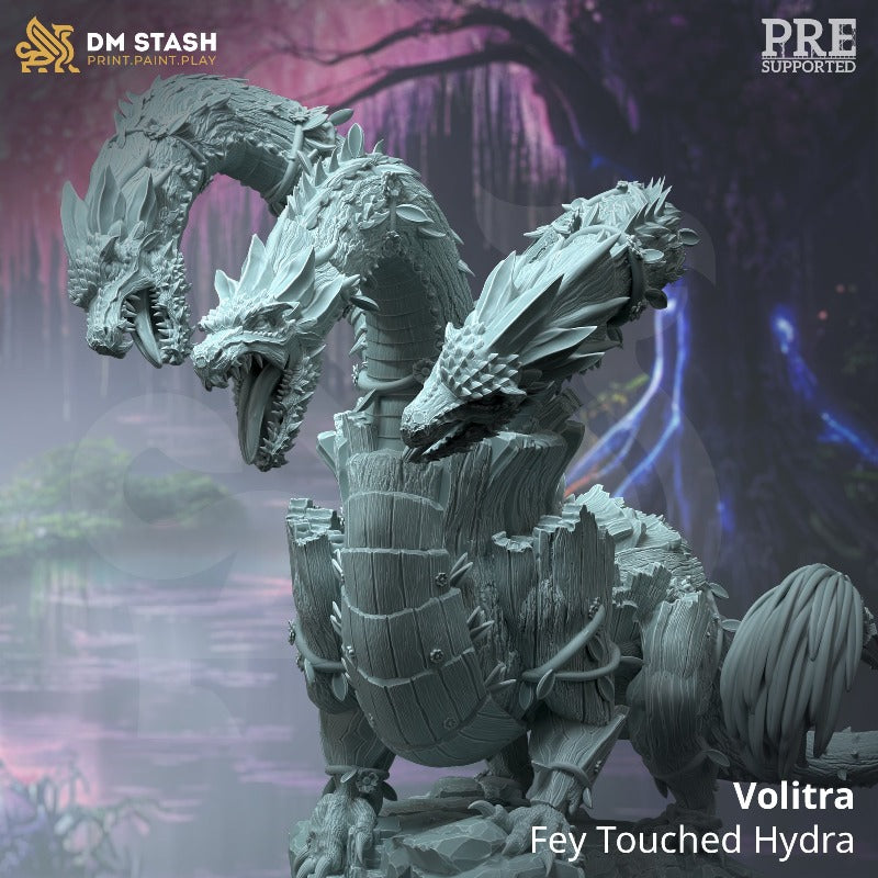 miniature Volitra - Fey Touched Hydra sculpted by DM Stash