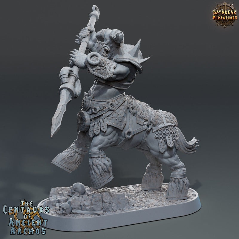 miniature Zaka Ironpike sculpted by Daybreak Miniatures