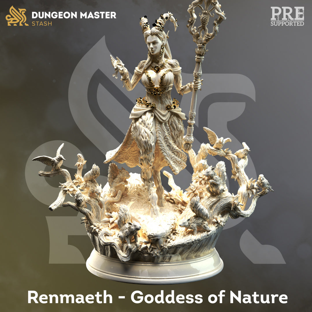 Renmaeth - Goddess of Nature miniature sculpted by DM-Stash